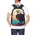 thumbnail image 4 of Disketp Cartoon Iceberg Bald Eagle Mochila Minimalista de Gran Capacidad, Mochila de Viaje para Escuela, Trabajo o Uso Diario, 4 of 6