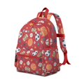 thumbnail image 2 of Red Sport Balls Football Backpack for School,Schoolbag with Adjustable Shoulder Straps & Padded Back,13.4"x11"x4.7", 2 of 6