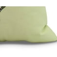 thumbnail image 2 of Simply Daisy, 16" x 16" Single Flamingo , Animal Print Outdoor Pillow, Light Green, 2 of 2