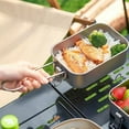 thumbnail image 6 of Jesscasday Metal Alloy Camping Lunch Box Folding Handle Bentos Container Portable Bentos Box, 6 of 16