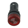 thumbnail image 4 of Ad16-22Sm Sonnette Alarme Ac/Dc12V 24V 220V Buzzer Rouge 22Mm Lumière de Signalisation, 4 of 8