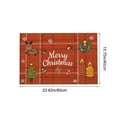 thumbnail image 3 of ChicYu 15.7x23.6 Inch Christmas Floor Mat Holiday Decor Entryway Bedroom Living Room Fine Edge Durable Dirt Proof Floor Mat, 3 of 5
