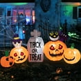thumbnail image 1 of Costway 8 FT Long Halloween Inflatable Pumpkins Blow up Pumpkin Patch Lantern Decoration, 1 of 10
