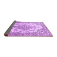 thumbnail image 2 of Ahgly Company Indoor Square Oriental Purple Industrial Area Rugs, 6' Square, 2 of 4
