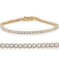 thumbnail image 1 of 2 ct Lab Grown Diamond Tennis Bracelet 18k, 1 of 1