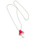 thumbnail image 1 of Collares rojos para mujer, cadena para clavícula, collar de moda para mujer, gargantilla en capas para bricolaje, collares en capas para mujer, collar con colgante de suéter --- Código de modelo 2315, 1 of 2