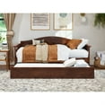 thumbnail image 4 of AFI Acadia Twin Wood Daybed with Twin Size Trundle in Walnut, 4 of 5