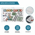 thumbnail image 6 of Green Funny Words Placemats Set of 6, Cartoon Luck New Job Placemats for Dining Table, Place Mats for Kitchen Tabletop, Waterproof Wipeable Dining Table Mats Set, 6 of 9