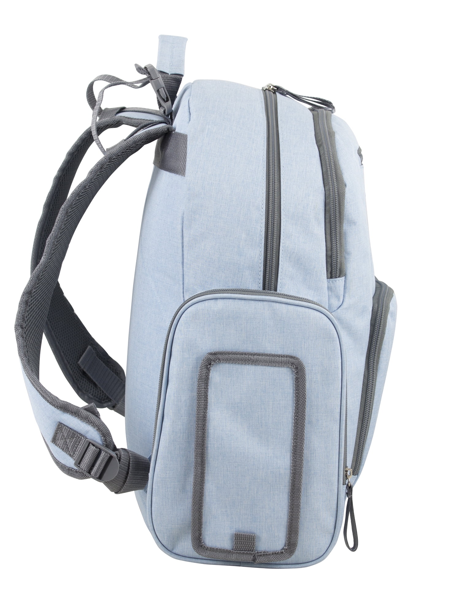 Eastsport Multi-Function Bond St. Large Backpack Diaper Bag with Changing Pad, Light Blue, For All Ages