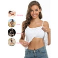 thumbnail image 3 of Camisoles for Women with Built in Bra Adjustable Strap Tank Tops Cami Sleeveless Summer Tops for Workout Sleeping Traveling, 3 of 5