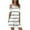 White, variant on Summer and Spring Dresses for Women 2024 Casual Fashion Women Summer Casual O-Neck Print Short Sleeve Pocket Mini Dress