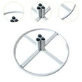 thumbnail image 6 of yotijay Flower Pole Display Stand Base DIY Crafts Accessories Heavy Duty Flowers Falling white middle hole, 6 of 9