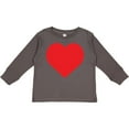 thumbnail image 3 of Inktastic Red Heart Boys or Girls Long Sleeve Toddler T-Shirt, 3 of 5