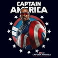 thumbnail image 2 of Women's Captain America: Brave New World Animated Cap Portrait Graphic T-Shirt, 2 of 4
