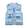 thumbnail image 5 of Warop Women's Vest with Zipper Closure, Multiple Pockets, V-Neck, All-Season Outdoor Photography Workwear for Travel and Daily Use, 5 of 6