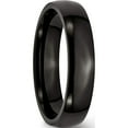 thumbnail image 4 of Stainless Steel 5mm Black Ip-Plated Polished Band (Size 8) Made In China sr311-8, 4 of 5