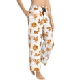 thumbnail image 2 of Uemuo Squirrel Playing Pattern Women's Wide Leg Palazzo Lounge Pants with Pockets Light Weight Loose Comfy Casual Pajama Pants-X-Large, 2 of 9