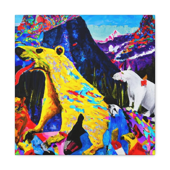 Marmot in Hyperrealism - Canvas