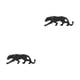 thumbnail image 4 of Escultura en forma de animal Bewildely Ornamento Decoración Hogar Restaurante 2Conjunto Negro, 4 of 6