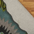 thumbnail image 5 of LR Home Wren 3' Round Green Peacock Medallion Indoor Area Rug, 5 of 9