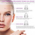 thumbnail image 3 of Kit de Limpieza Facial Portátil con 4 Boquillas Reemplazables para Eliminar Espinillas y Puntos Negros, Incluye 5 Herramientas de Acero Inoxidable y Niveles de Succión Ajustables - Sin Baterías, 3 of 6