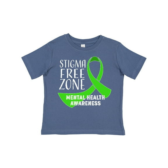 Inktastic Stigma Free Zone Mental Health Awareness Boys or Girls Toddler T-Shirt