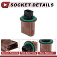 thumbnail image 4 of 1 Juego de Cableado del Zócalo de Luz de Estacionamiento para Ford Mustang 2015-2017 No.9E5313411AA Conector de Pigtail de Luz de Freno, 4 of 7