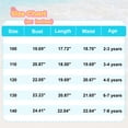 thumbnail image 2 of Usaibhir Girls One Piece Swimsuits with Adjustable Straps Multicolor Bathing Suits Kids Beach Swimwear for 2-8 Years, 2 of 9
