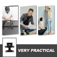 thumbnail image 3 of Black Iron TV Wall Mount Bracket for Storage Use in Living Room Bedroom Study Office, 3 of 9