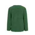 thumbnail image 5 of Womens Sherpa Cardigan Sweaters Teddy Soft Cozy Long Sleeve Button Down Fleece Jacket With Pockets Fall Winter, 5 of 6