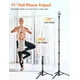 thumbnail image 2 of Nineigh Trípode de 71 pulgadas para iPhone, trípode para teléfono selfie Stick con control remoto, trípode para teléfono celular y trípode de viaje alto para grabar vídeos, selfies, fotos, compatible, 2 of 5