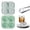 Green, variant on ZOURIH Golf Ice Cube Tray 3D,Black Ice Ball Cube Mold for Cocktails,Bourbon,Brandy,Whiskey Gifts for Men,Silicone Fun Shapes,Black