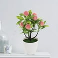 thumbnail image 6 of Inerposs Artificial Potted Plant, Simulation Pachycarpus Fortunei, Decorative Bonsai, Indoor Home Decoration, Elegant Living Room Decor, Perfect Gift for Housewarming, 6 of 6