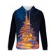 thumbnail image 5 of Sudadera con capucha para hombre, estilo casual, con cuello redondo, estampado de árbol de Navidad, manga larga, blusa de poliéster, 5 of 5