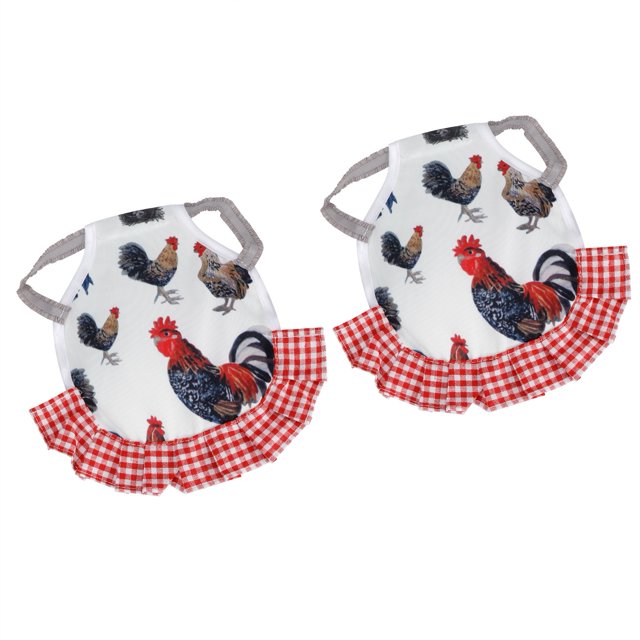 Sillín para gallinas, 2 piezas Sillín para gallinas Sillín para gallinas Delantal Protector de alas de gallina Tecnología de vanguardia