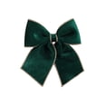 thumbnail image 2 of Gold Flocking Velvet Christmas Tree Bow - Large 30" Red Velvet Bow for Tree Topper, Wedding Arch & Gift Decoration, 2 of 6