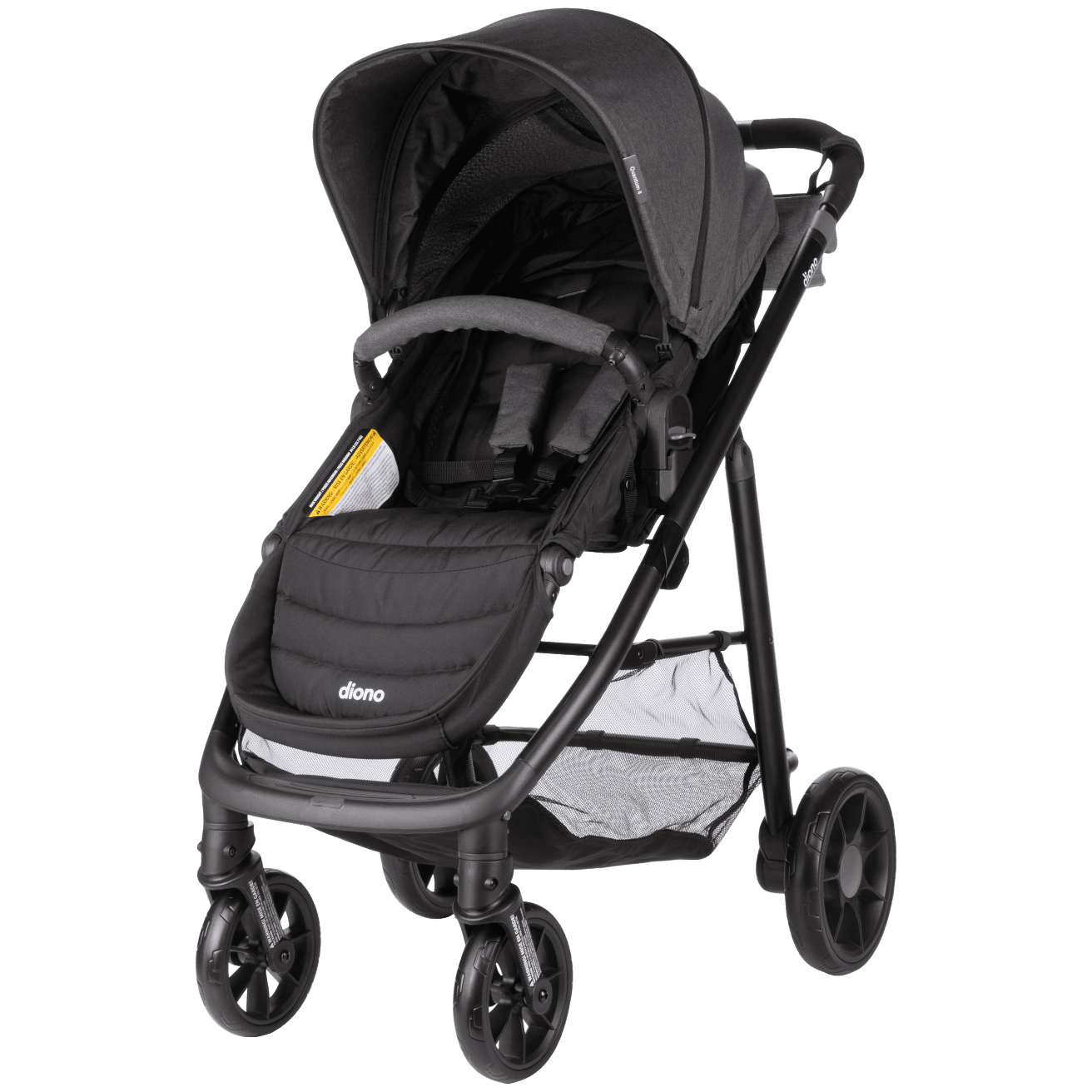 Diono Quantum 4 3 in 1 Travel System with LiteClik 30 R SafePlus Infant Car Seat and Base Includes Infant Car Seat Folding Stroller and Toddler Seat Gray Slate Walmart