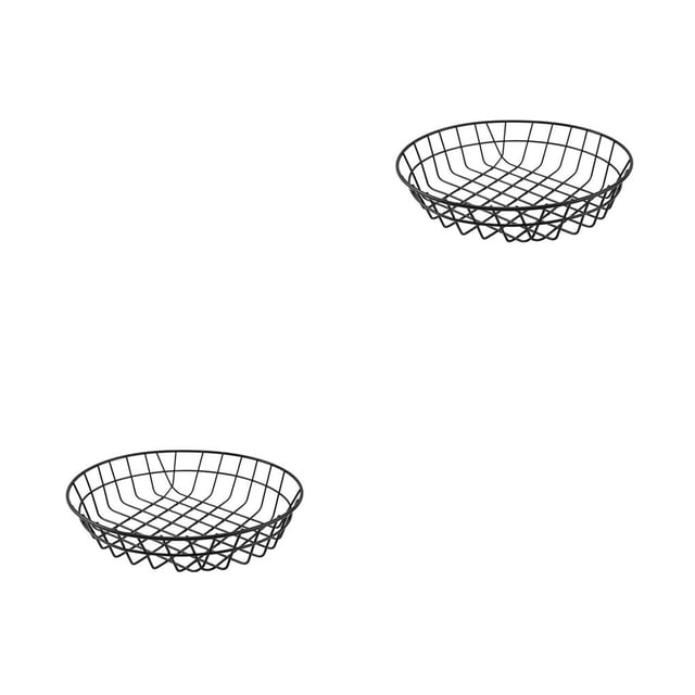 Naiovety Contenedor de cesta de almacenamiento, colador portátil de acero inoxidable, accesorios de cocina resistentes al calor para patatas fritas, Largo 2piezas Naiovety CBP160145