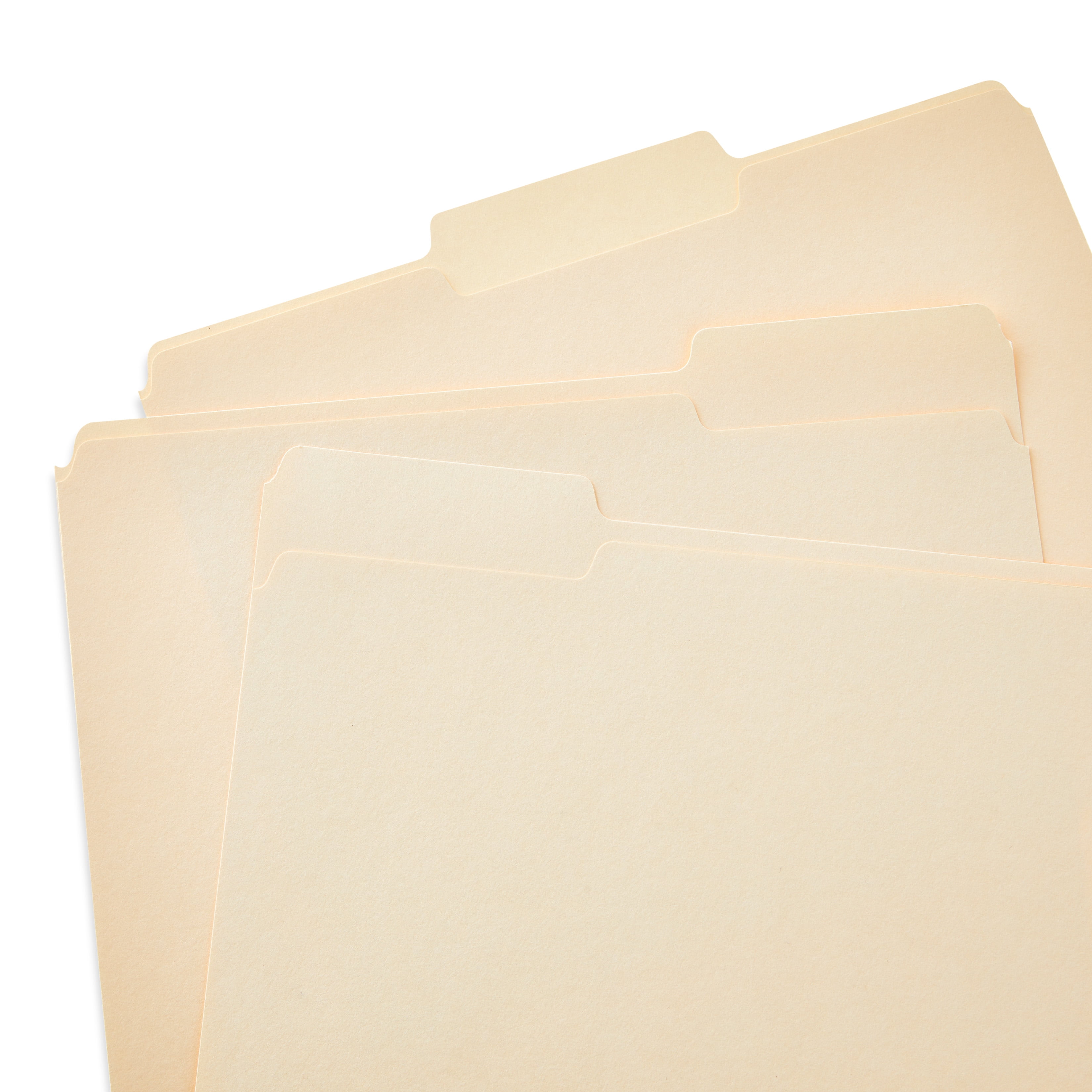 Pen+Gear Letter Size 1/3 Cut File Folders, 75 Count, Manila