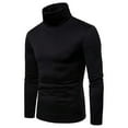 thumbnail image 2 of Douhoow Men Winter Warm Turtleneck Pullover Long Sleeve Slim Fit Jumper Tops, 2 of 7