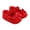 Red, variant on Sneakers for Girls Sizes 0-6 Months Soild Colour Bowknot Princress Soft Sole Floor Barefoot Non Slip First Walkers Prewalker Black Kids&nbsp;Shoes