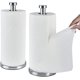 thumbnail image 1 of Juego de 2 soportes para toallas de papel de acero inoxidable, soporte para toallas de papel para encimera, soporte para toallas de papel de pie para cocina, dormitorio, baño, 13,4 pulgadas, soporte para toallas de cocina Rojo Verde, 1 of 4