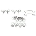 thumbnail image 4 of Adjustable Waist Buckle Detachable Adjustable Waist Button Pins Extender Set For Jean Skirts Pants Collars White, 4 of 14