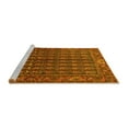 thumbnail image 2 of Ahgly Company Machine Washable Indoor Round Persian Yellow Traditional Area Rugs, 8' Round, 2 of 4
