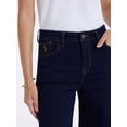 thumbnail image 4 of U.S. Polo Assn. Women's High Rise Relaxed Knit Denim Wide Leg Jeans, 4 of 7