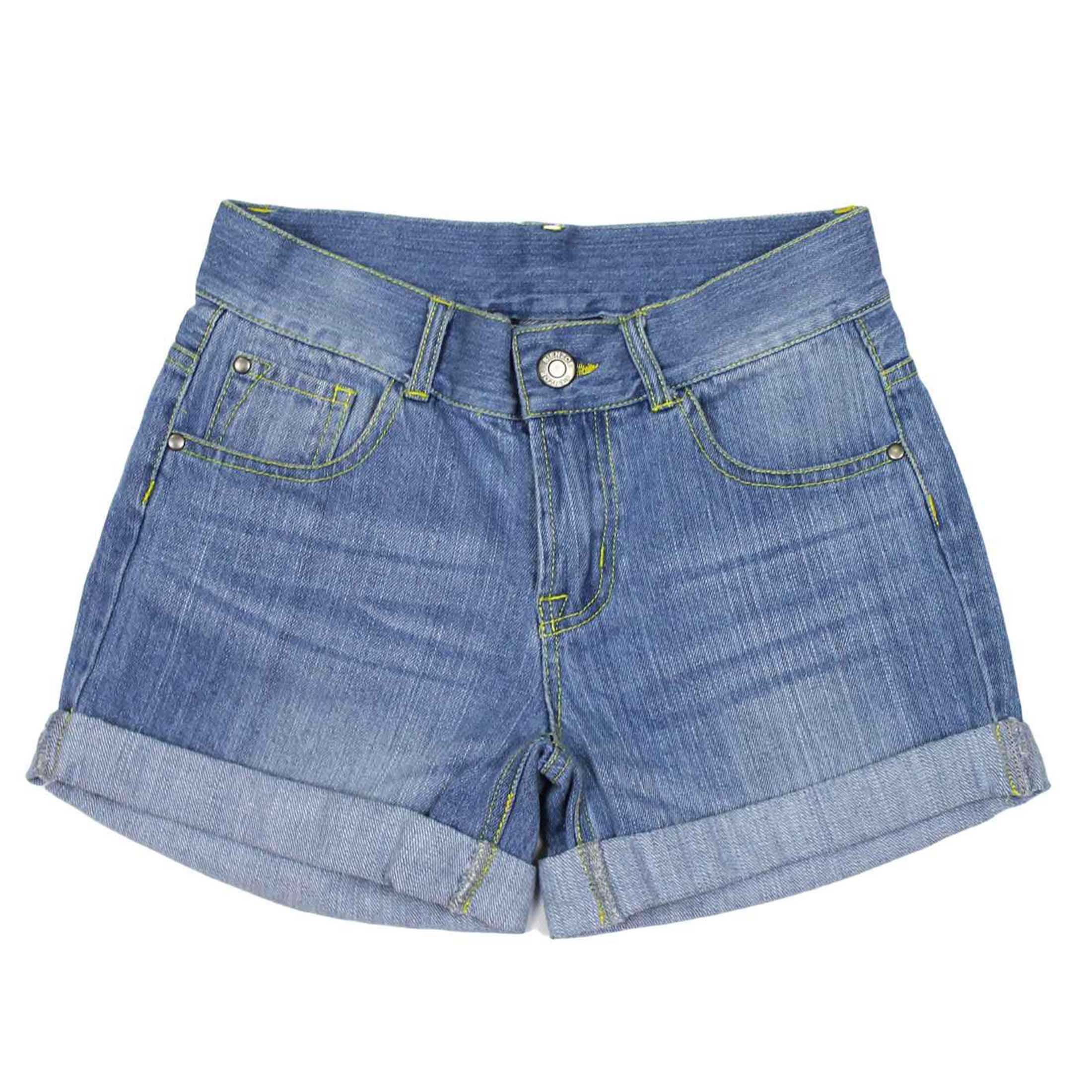 Bienzoe Girl's Denim Jean Shorts 