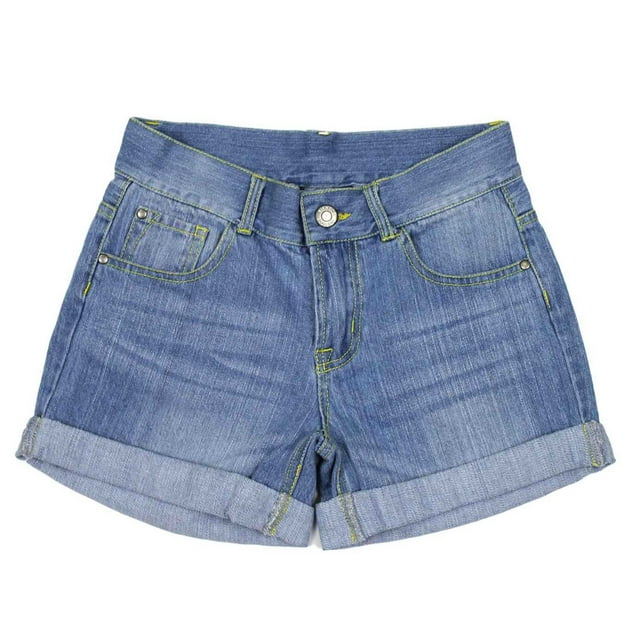 Bienzoe Short en Denim pour Fille Taille 10