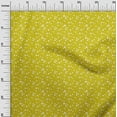 thumbnail image 2 of oneOone Viscose Jersey Medium Yellow Fabric Dots Quilting Supplies Print Sewing Fabric By The Yard 60 Inch Wide, 2 of 5