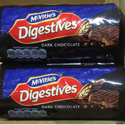 McVities Digestives Dark Chocolate Biscuits Cookies 266g/9.38 oz x 2 Pack
