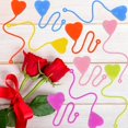 thumbnail image 6 of 36 Pack Valentines Day Sticky Hands Toys Valentines Hearts Sticky Stretchy Toys for Kids Girls Boys School Classroom Valentines Day Card Prizes Birthday Party Favors Gifts, 6 of 6